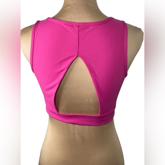 Mono B Fuchsia Sports Bra NWT Large - Picture 1 of 6